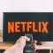 TV with Netflix screen on it.