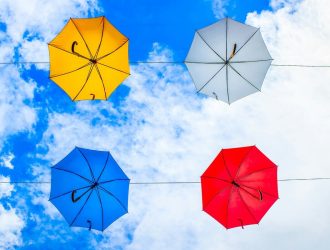 Colorful umbrellas