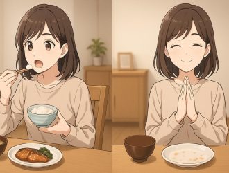 Woman eating