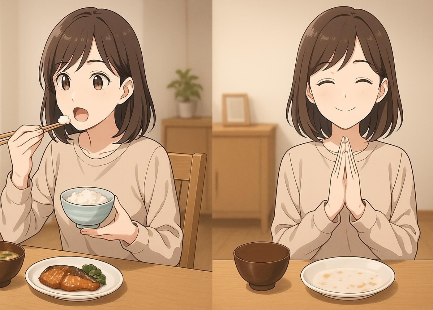 Woman eating