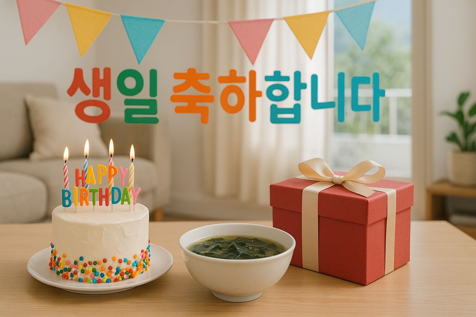Happy birthday in Korean