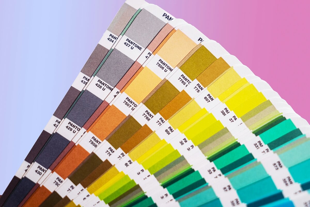 Cards in many colors