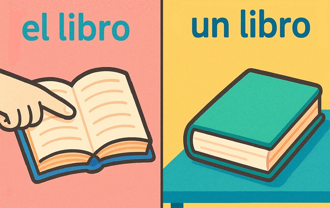 Expressing “the book” and “a book” in Spanish