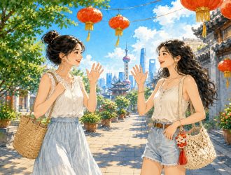 chinese_greetings_speech_bubbles_mandarin_characters