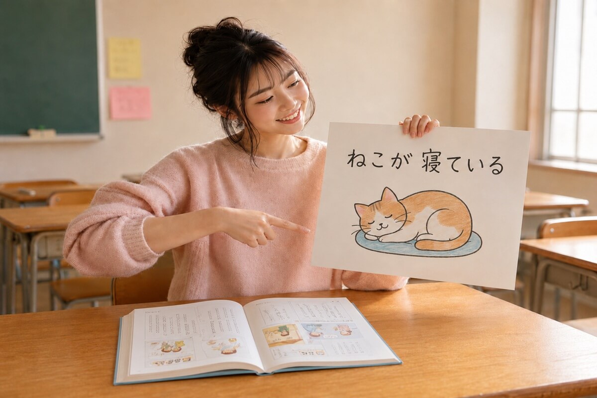 Japanese Grammar Textbook With Hiragana Chart
