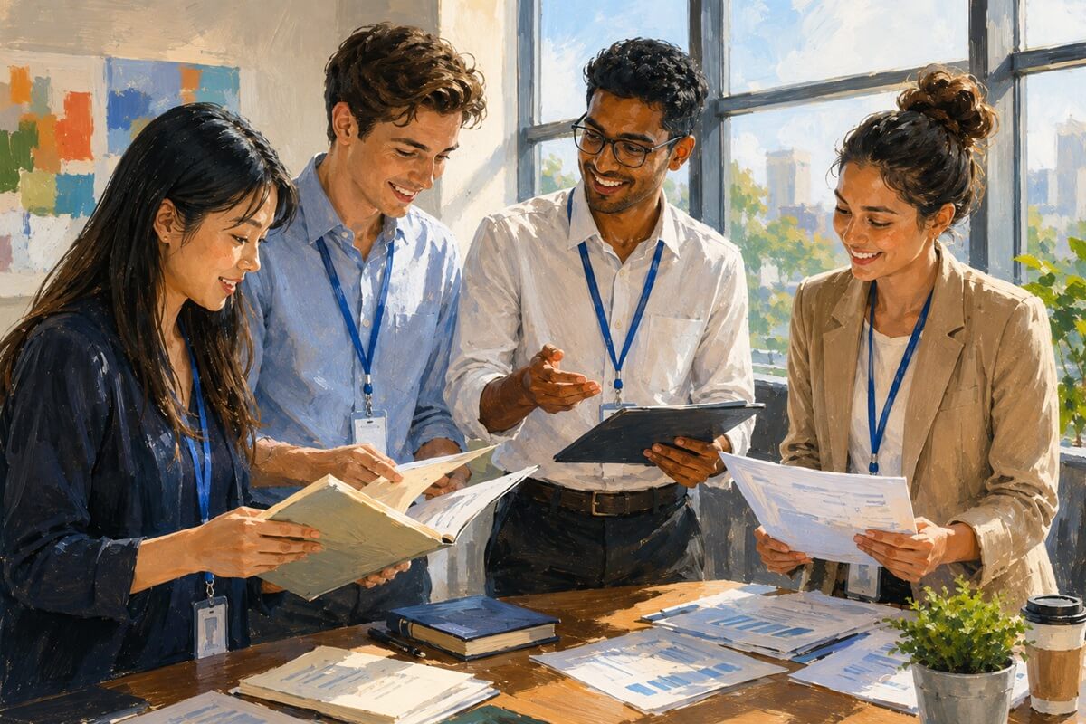 Young Professional Exploring City Abroad
